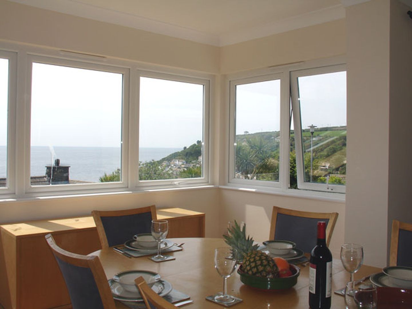 1 Gwelenys Road Dining Room With View