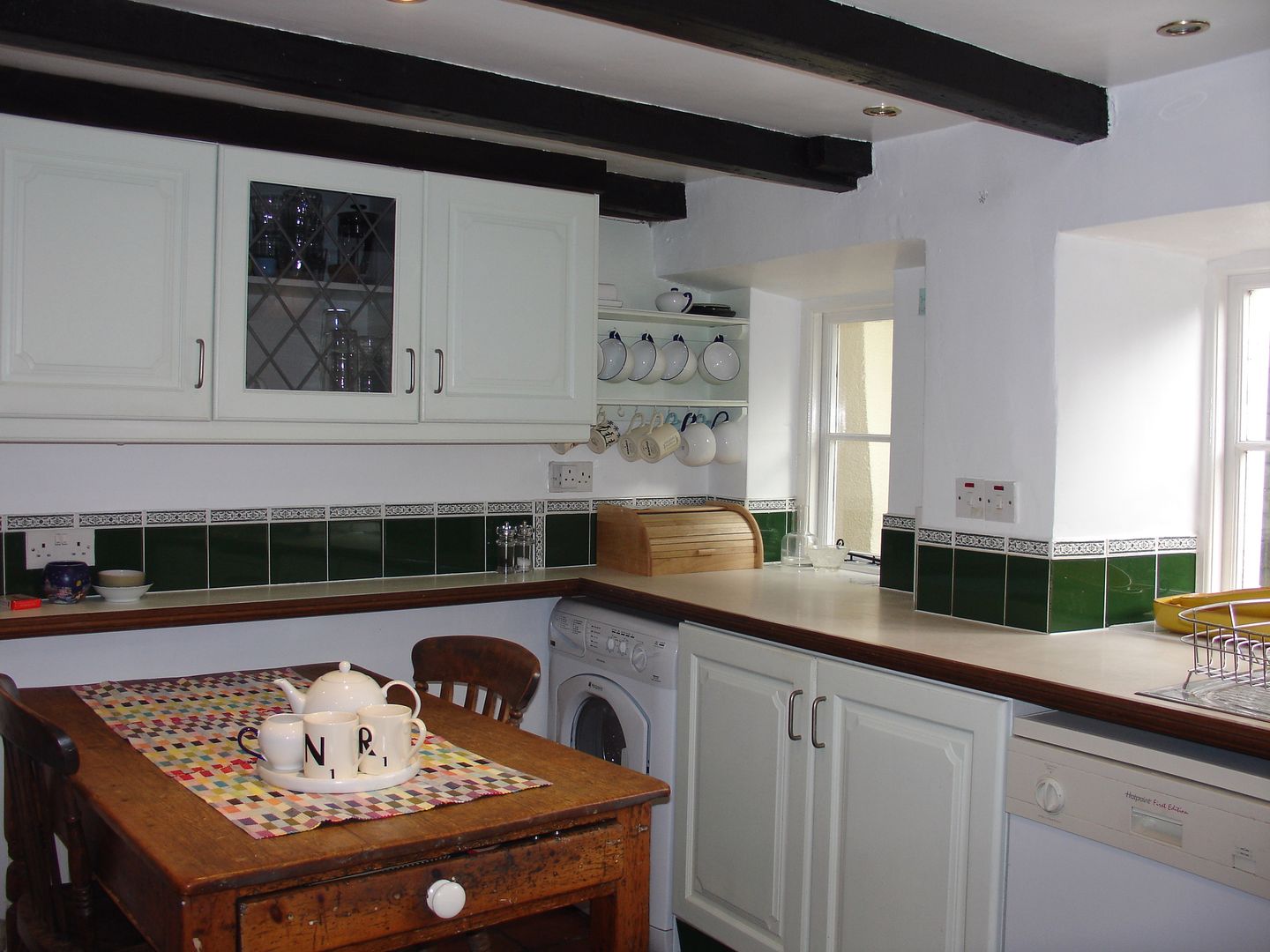 Apple Tree Cottage Cawsand Kitchen Rear View