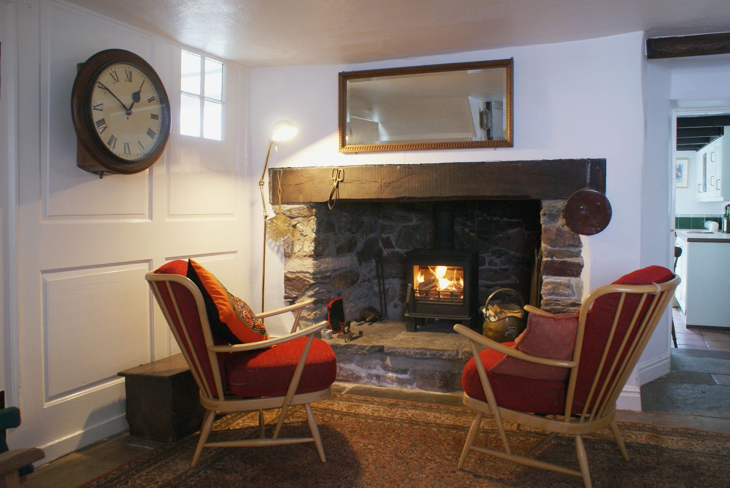 Apple Tree Cottage Cawsand Lounge Seats By Fire