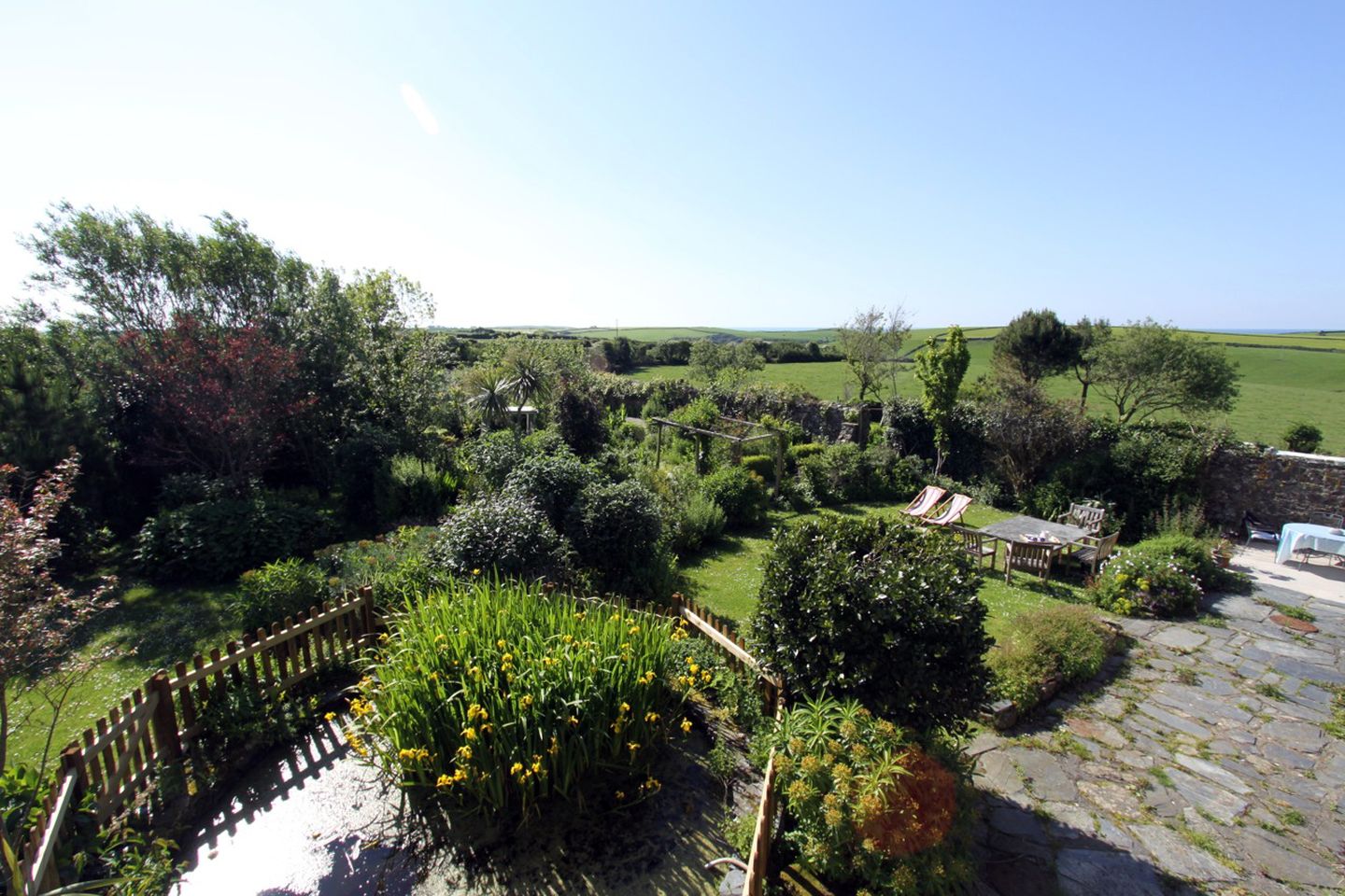 Barn Cottage Trelights Balcony View