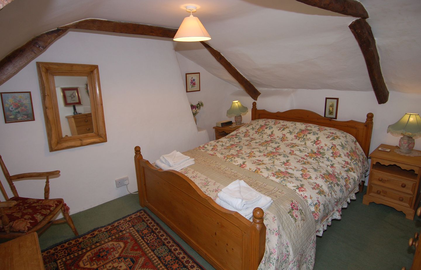 Briar Cottage Tregadillett Double Bedroom