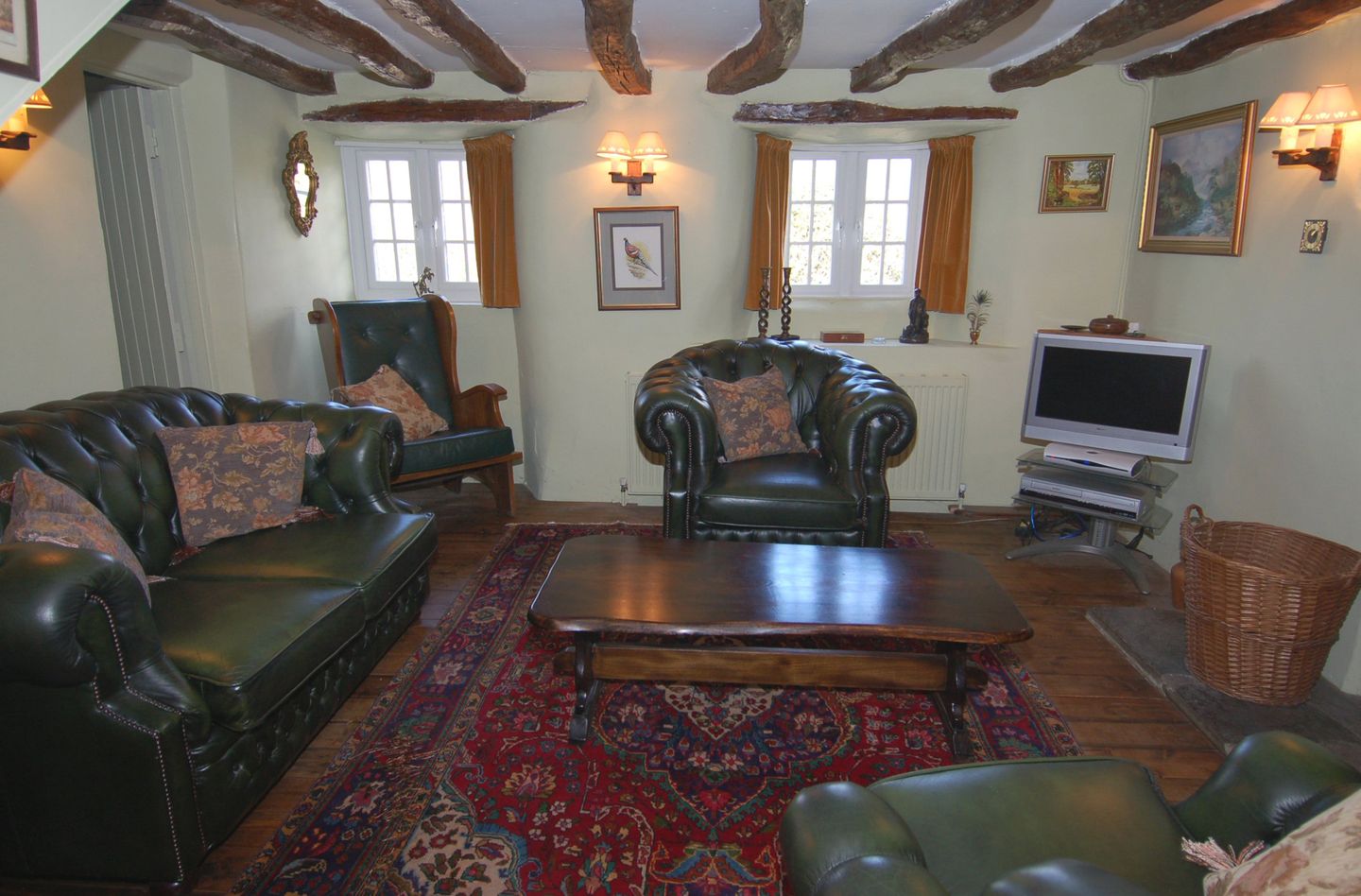 Briar Cottage Tregadillett Lounge With Sofas