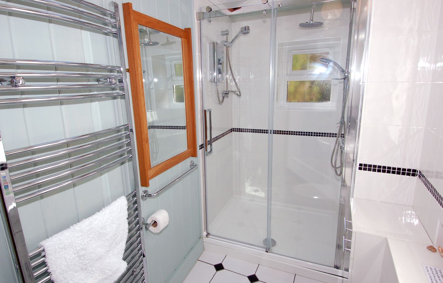 Briar Cottage Tregadillett Shower Room