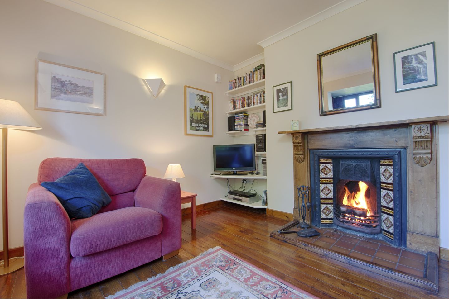 Camellia House Boscastle Chair By Fire