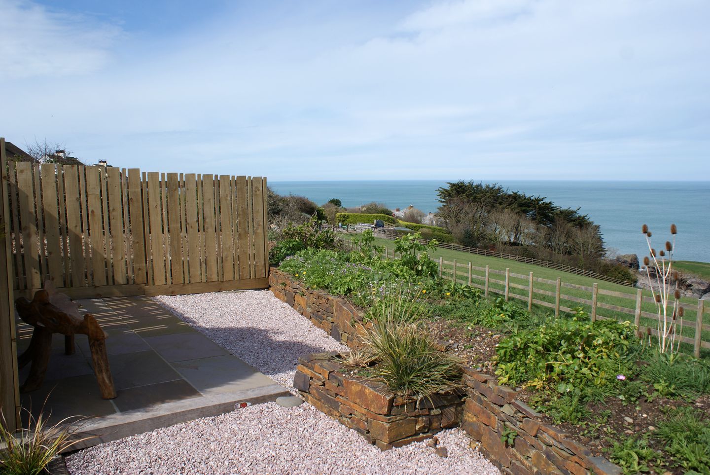 Castle View Port Isaac Gardens View To Sea