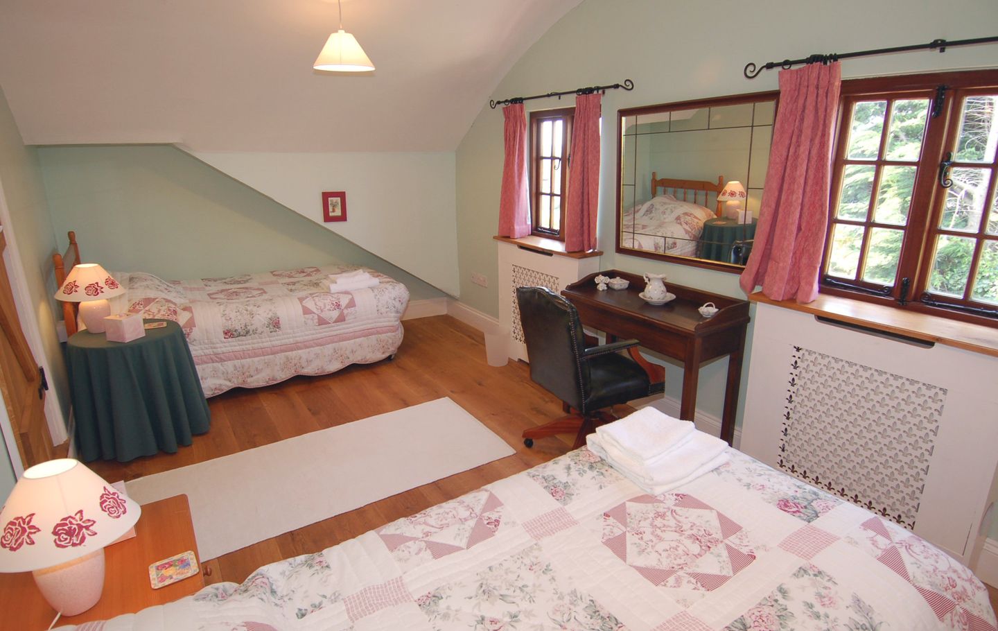 Cheese Cottage Winsham Twin Bedroom