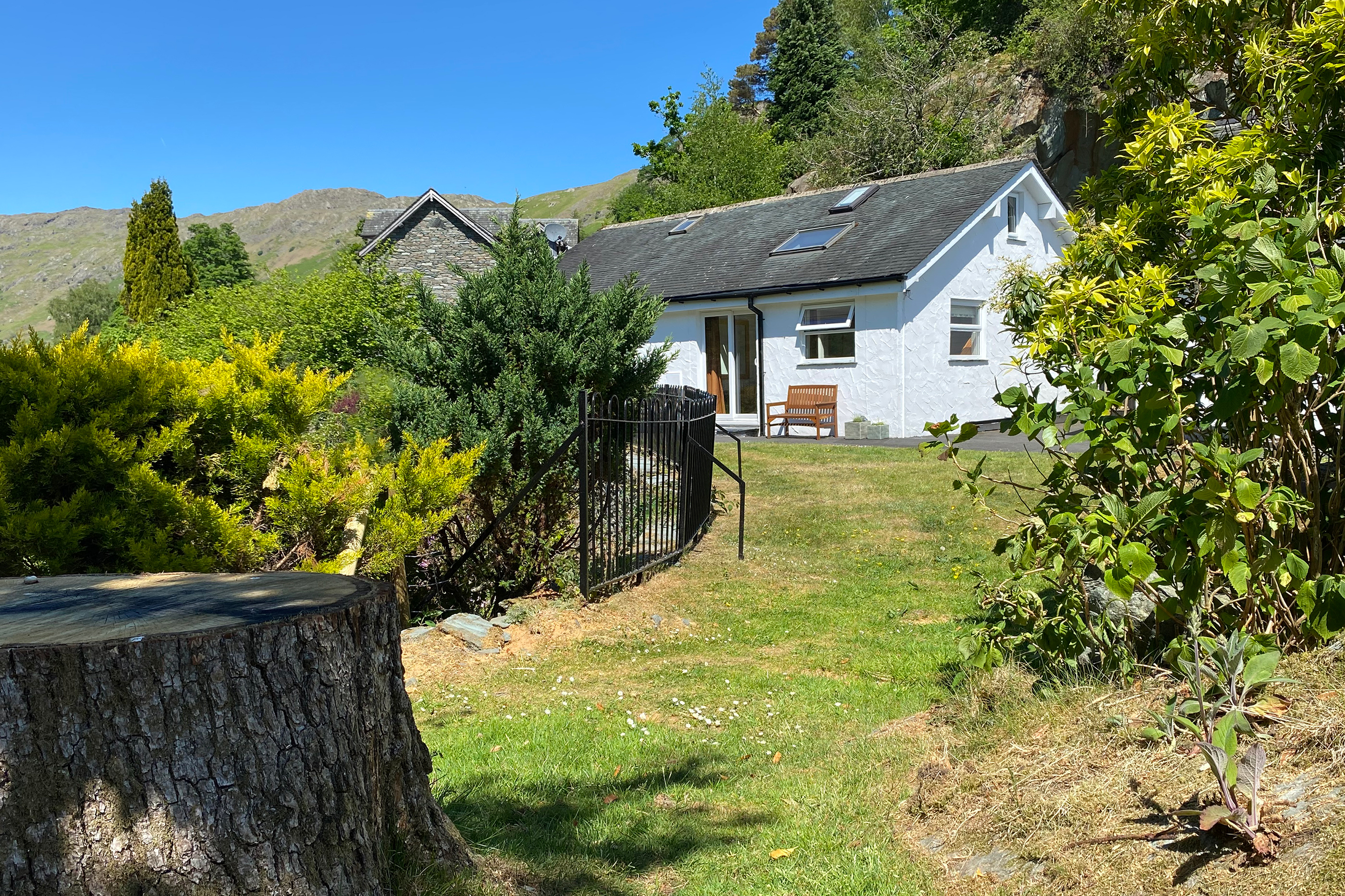 Cottage From Garden