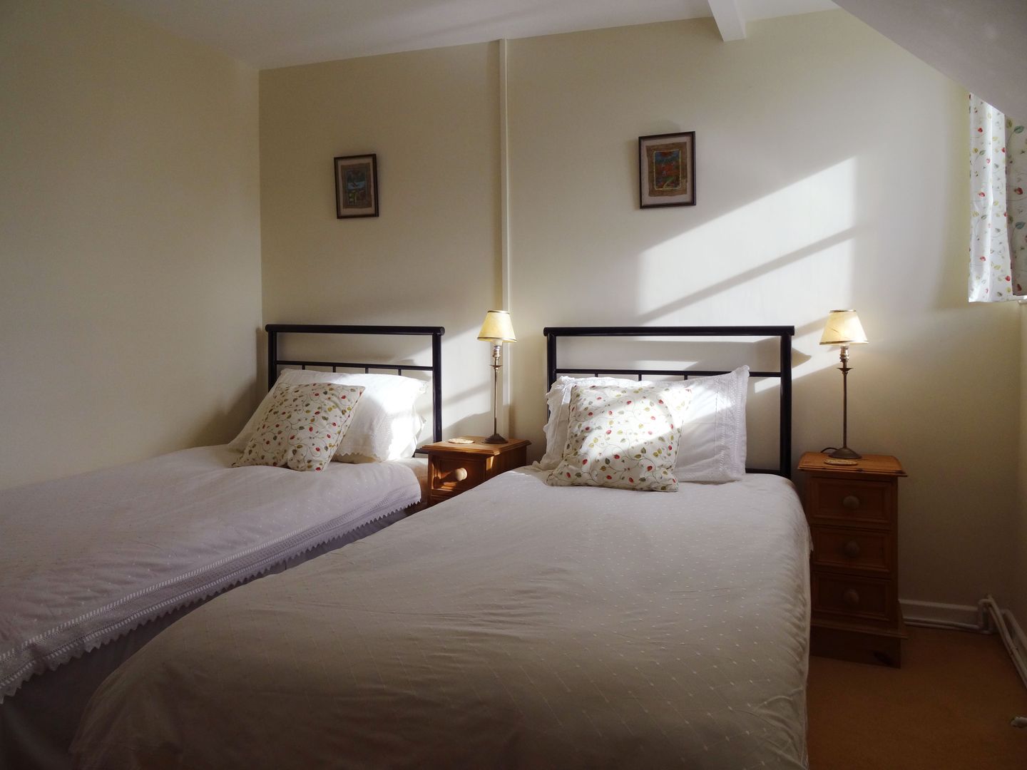 Crookedoak Cottage Holsworthy Twin Bedroom