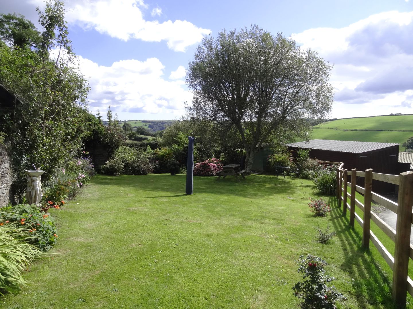 Crosscombe Barn Loddiswell Rear Garden