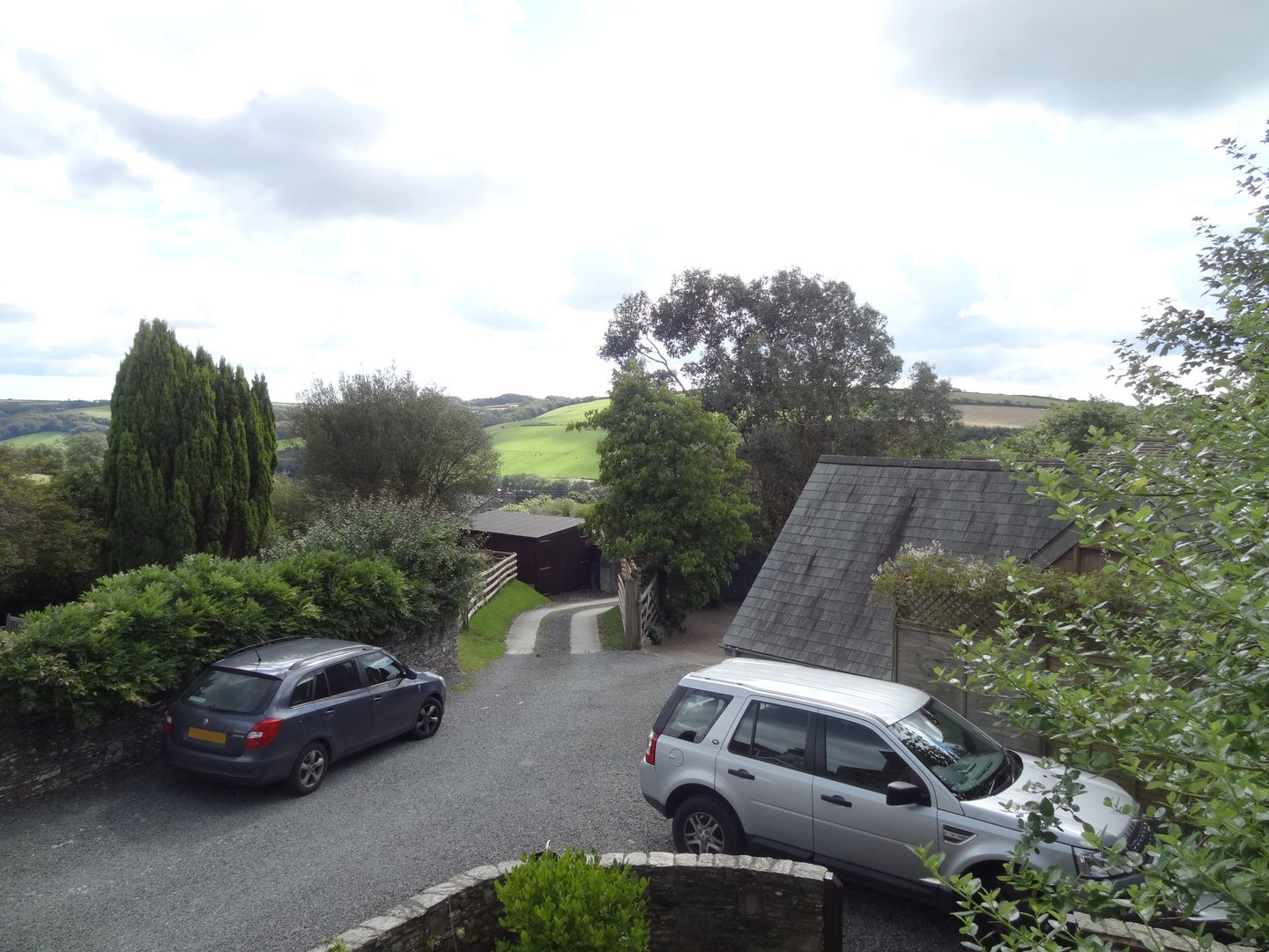 Crosscombe Barn Loddiswell View Above Holiday Cottage