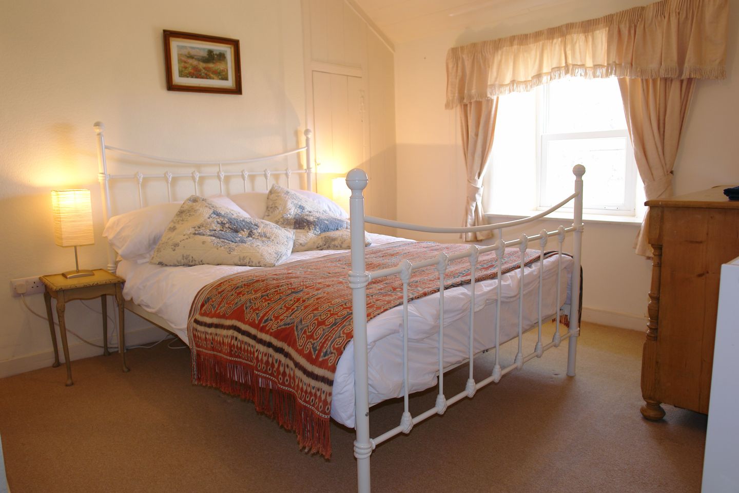 Glebe Farmhouse St Just Second Double Bedroom