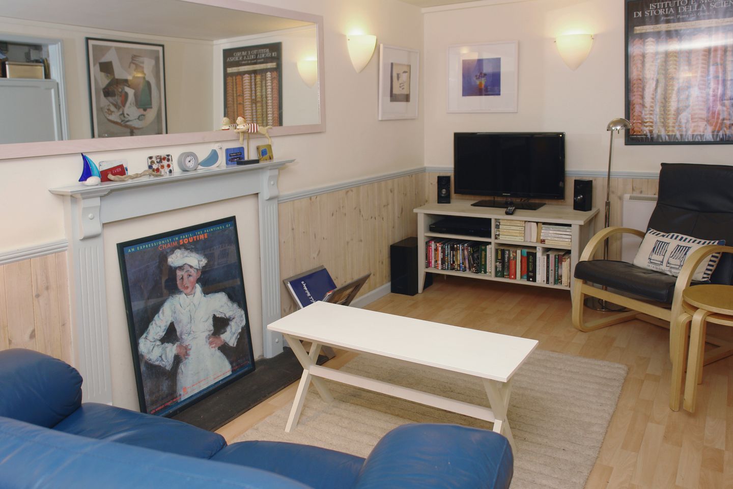 Lamorna Studio St Ives Lounge With Tv