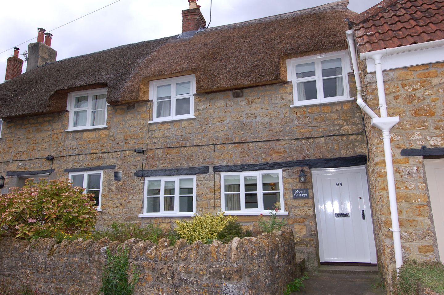 Mouse Cottage Beaminster Front Of Cottage