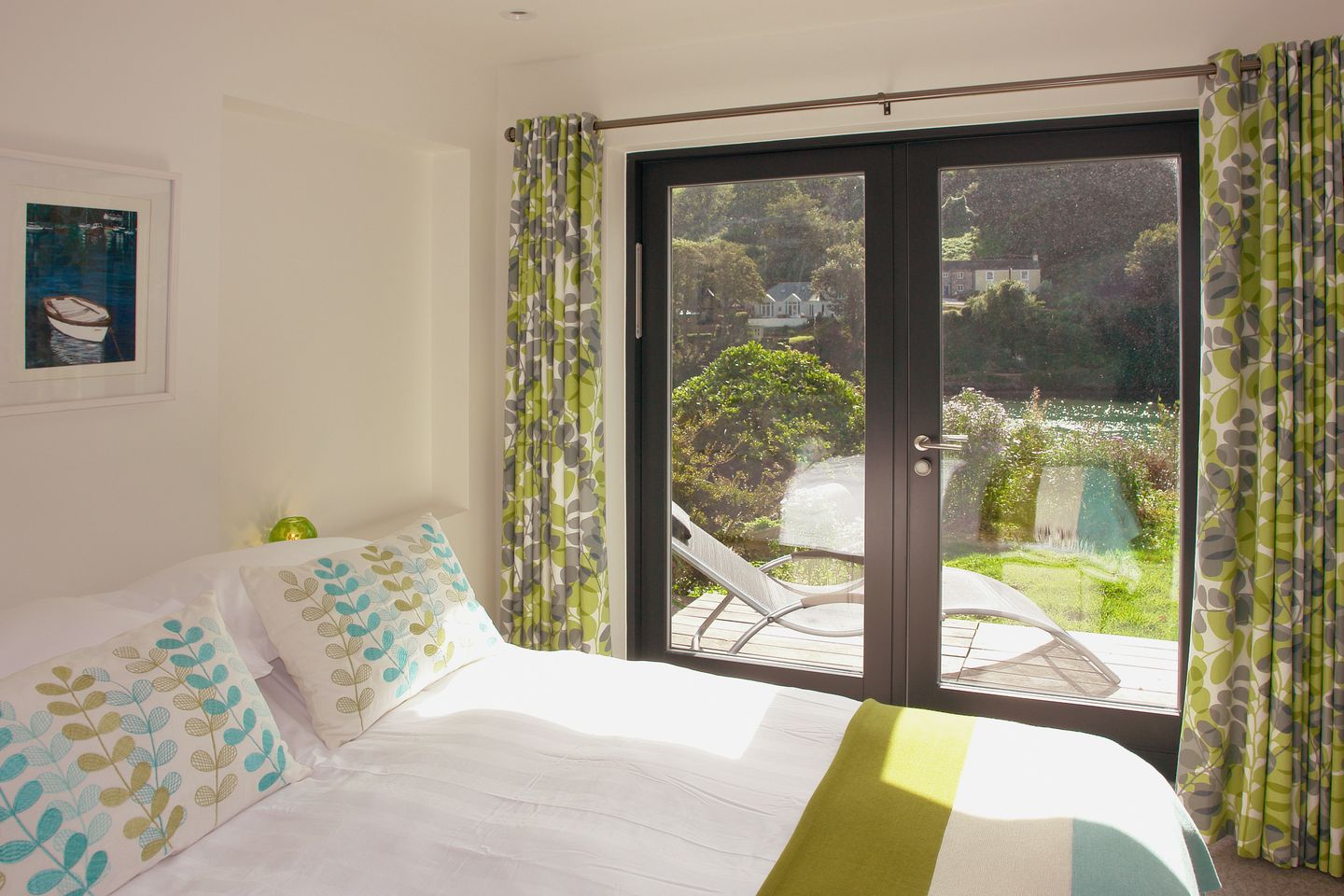 Myrtle Quay Newton Ferrers Lower Bedroom With View