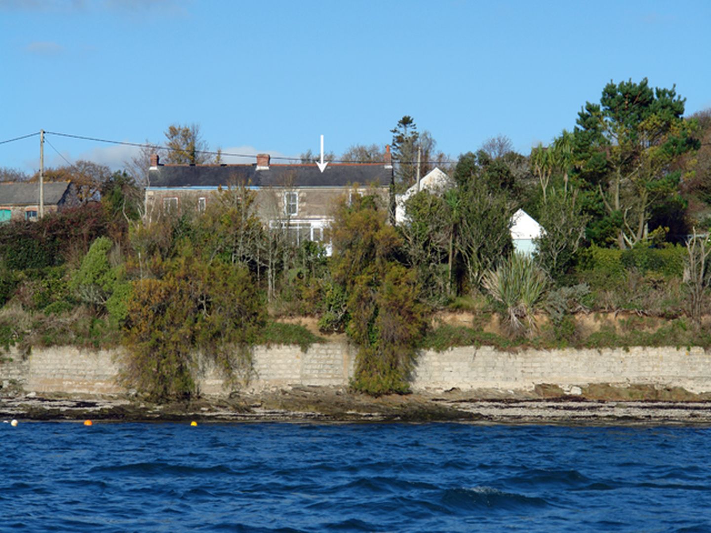 Nanvivian Feock View Of Cottage From Sea