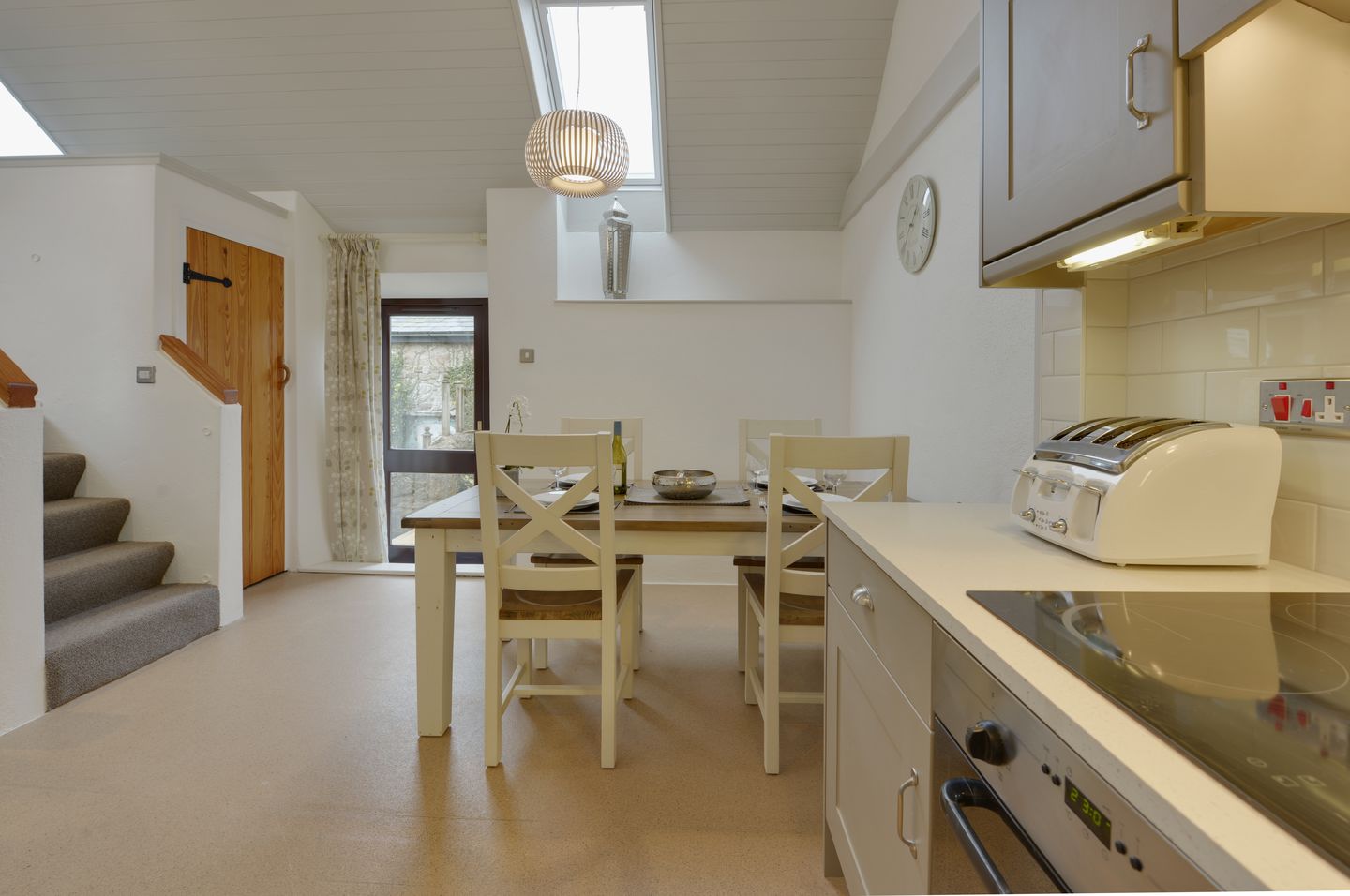 Pond View Dining Area From Kitchen