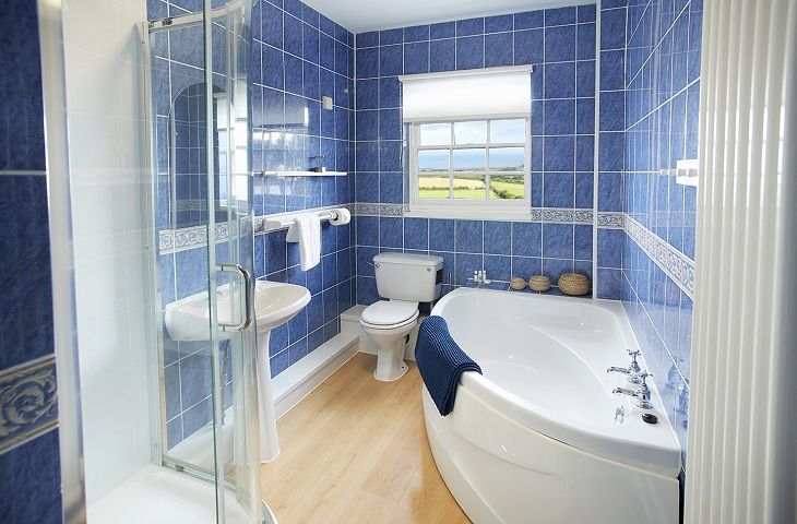 Rhiwelli Dinas Cross Modern Bathroom