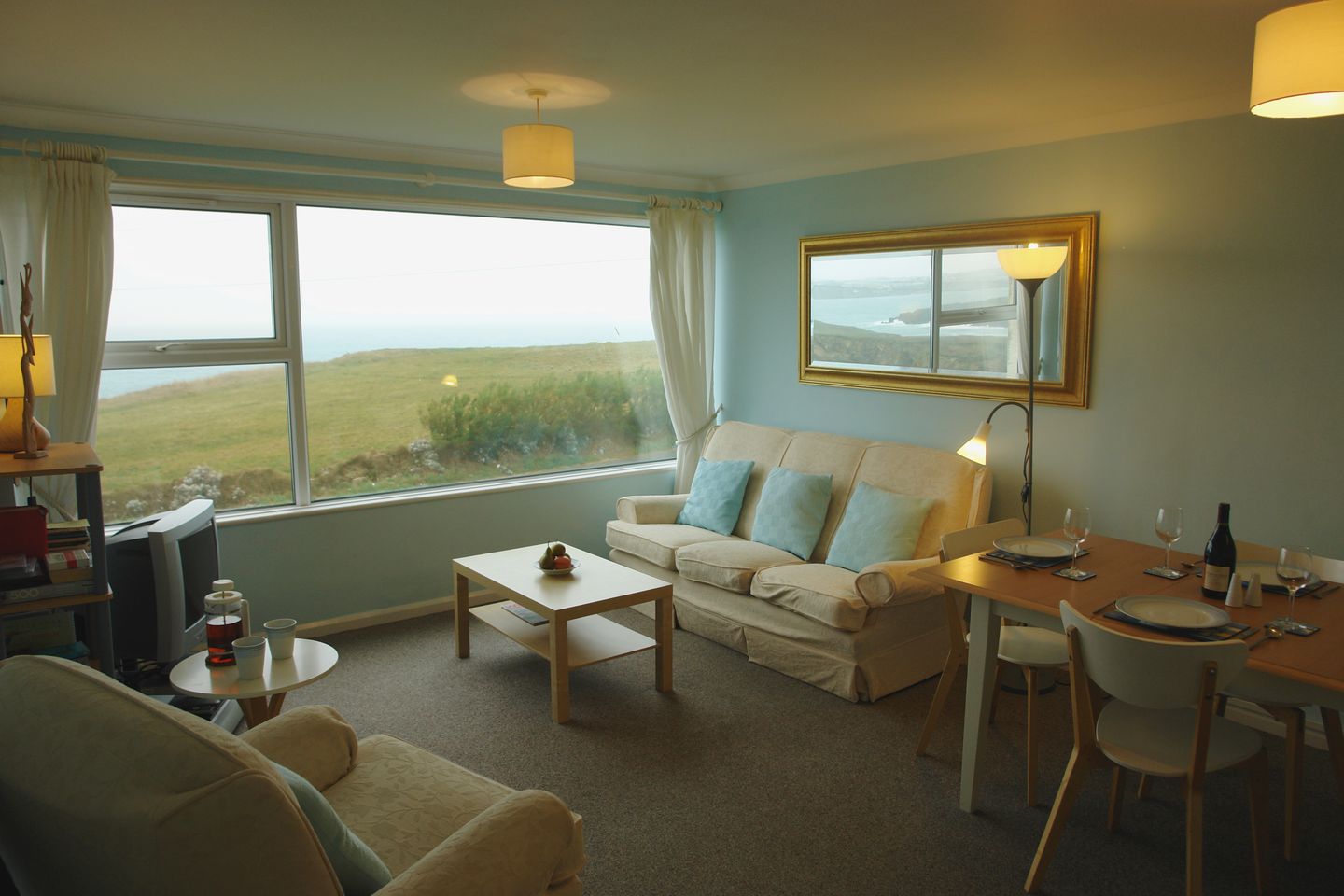 Spindrift No 3 Newquay Living Room