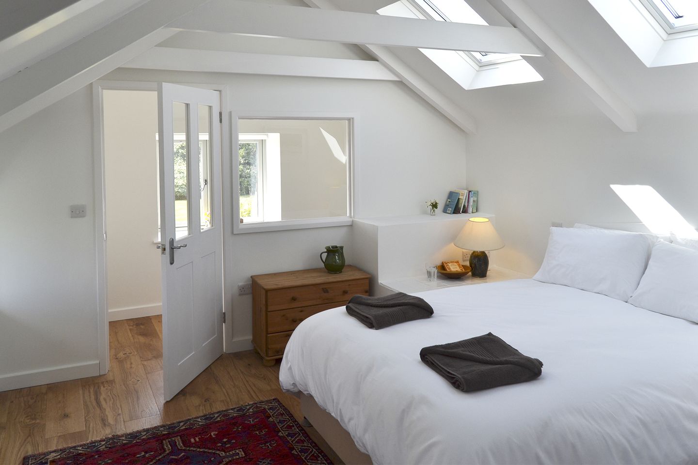 The Studio Rinsey Cove Holiday Double Bedroom