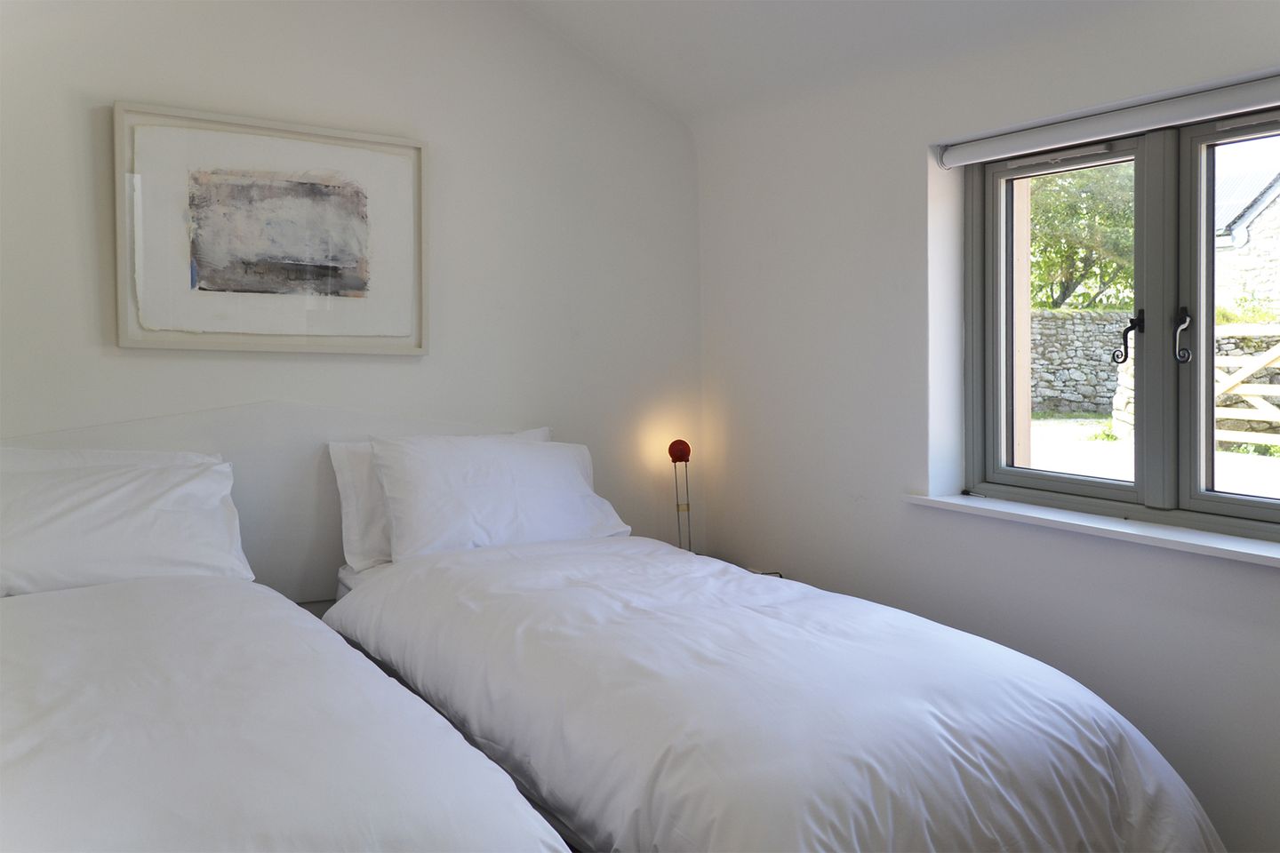 The Studio Rinsey Cove Holiday Twin Bedroom